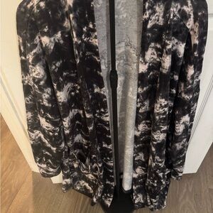 Sanctuary Black and light pale pink Tie-Dye cardigan